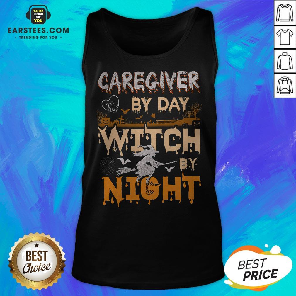 Premium Caregiver By Day Witch By Night Shirt - Image 5