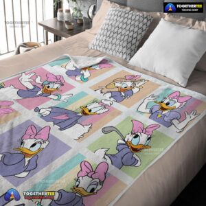 Alternative view of Official Disney Daisy Duck And Friends Daisy Duck Moods Blanket Customize Blanket