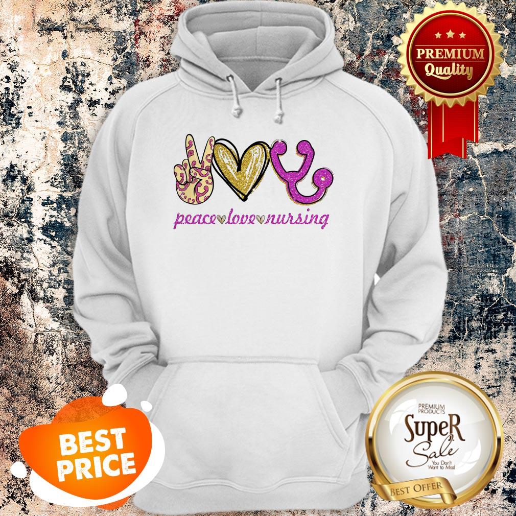 Nice Peace Love Nursing Shirt - Image 5