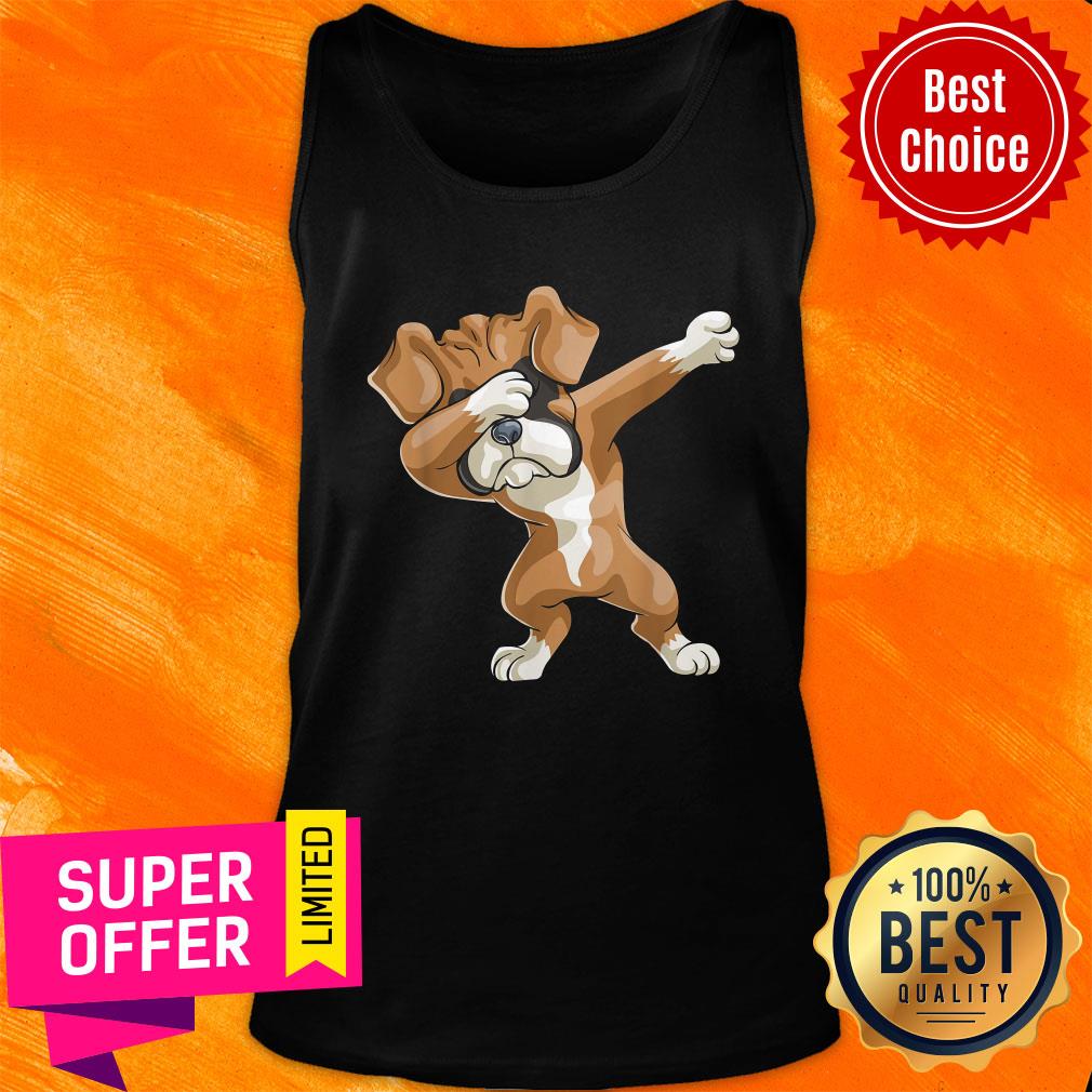 Official Dabbing Boxer Dog Shirt - Image 4