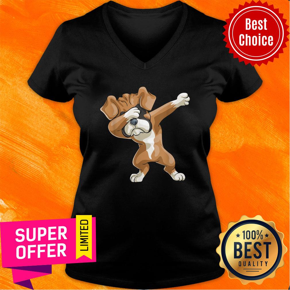 Official Dabbing Boxer Dog Shirt - Image 3