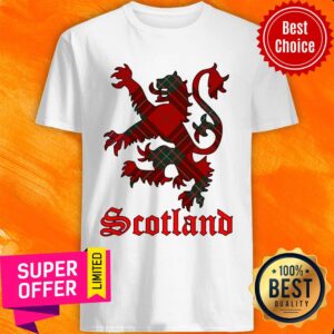 Premium Scotland Tartan Lion Shirt