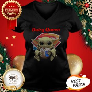 Alternative view of Star Wars Baby Yoda Hug Dairy Queen Mandalorian Shirt