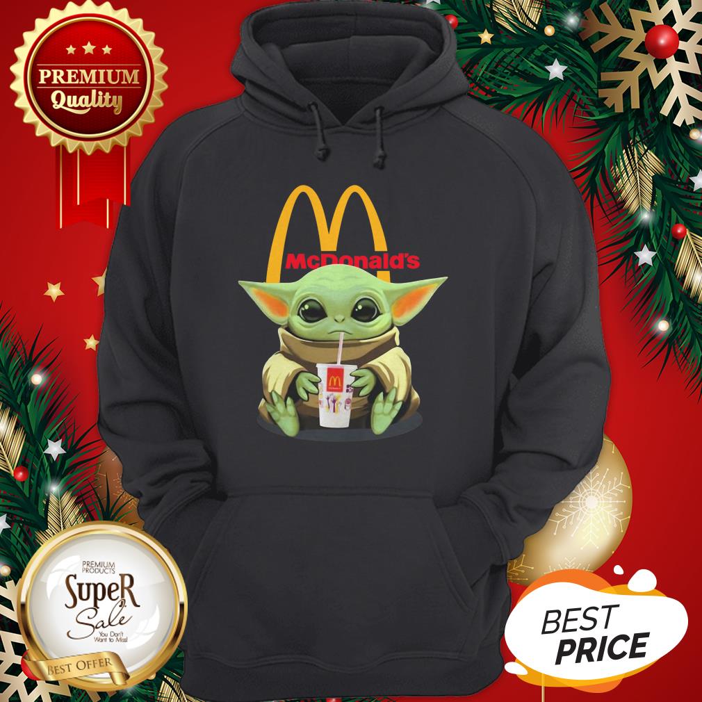 Star Wars Baby Yoda Hug McDonald Mandalorian Shirt - Image 5