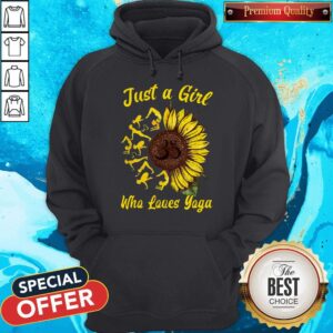 Alternative view of Perfect Just A Girl Who Loves Yoga And Sunflower Shirt
