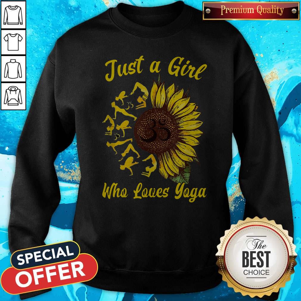 Perfect Just A Girl Who Loves Yoga And Sunflower Shirt - Image 5
