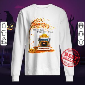 Alternative view of Halloween The Only Thing Tougher Than A Trucker Truckers Wife Shirt