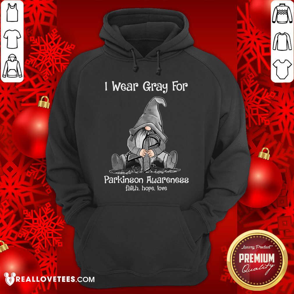I Wear Gray For Parkinson Awareness Shirt - Image 2