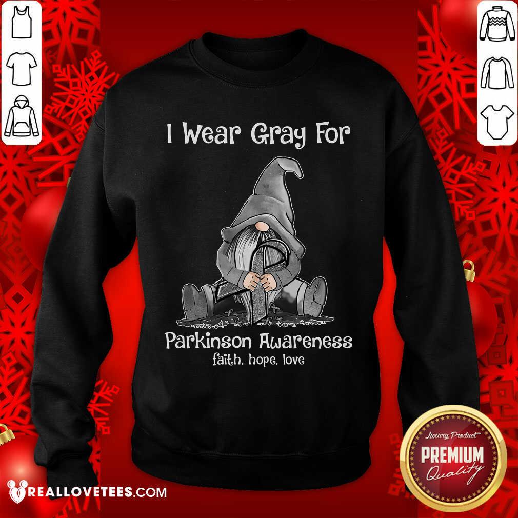 I Wear Gray For Parkinson Awareness Shirt - Image 5