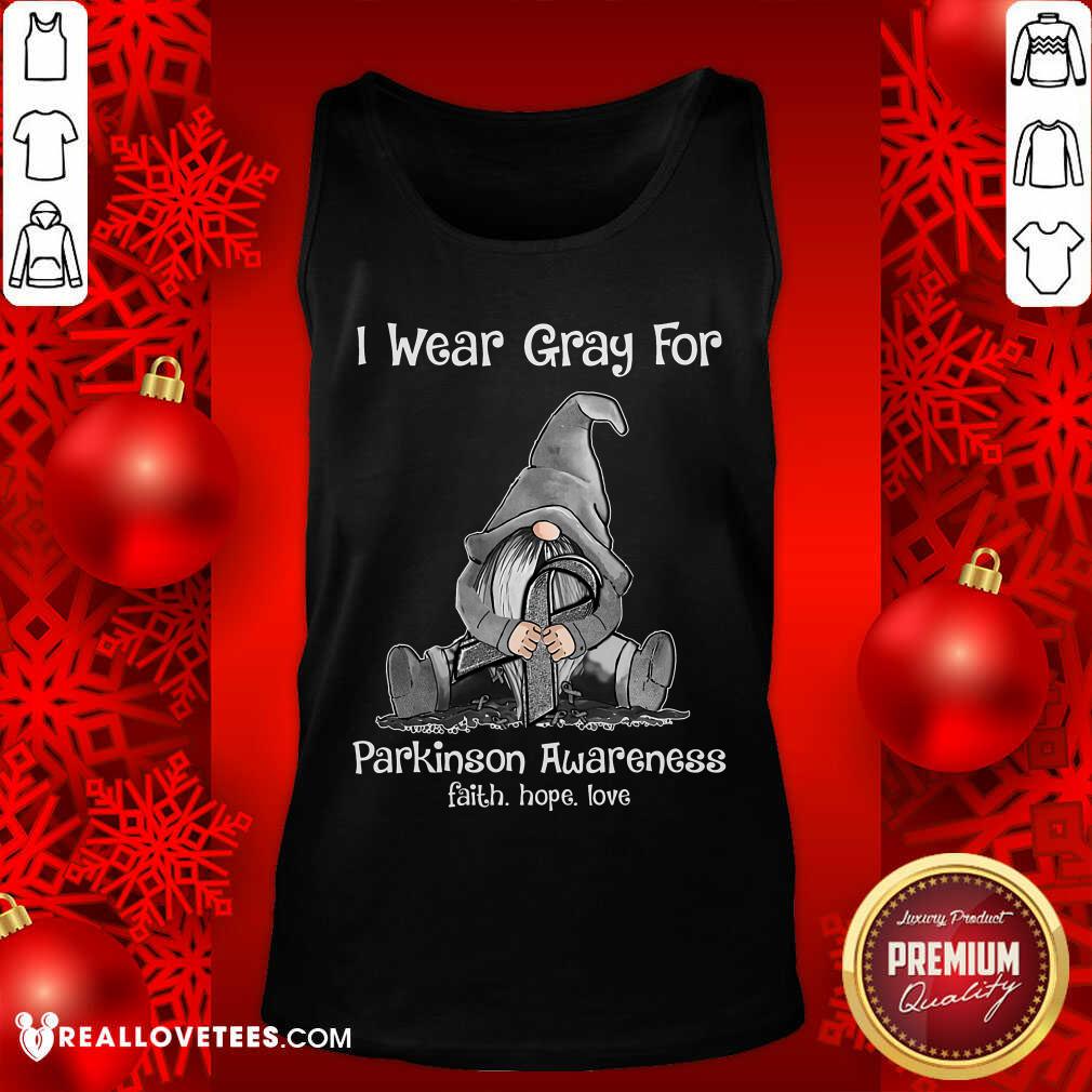 I Wear Gray For Parkinson Awareness Shirt - Image 3