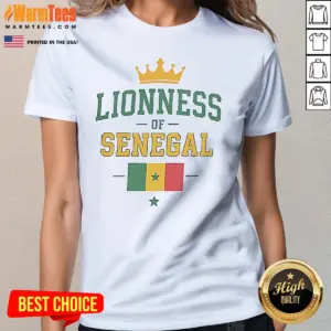 Alternative view of Official Lioness Of Senegal Flag And Crown National Shirt