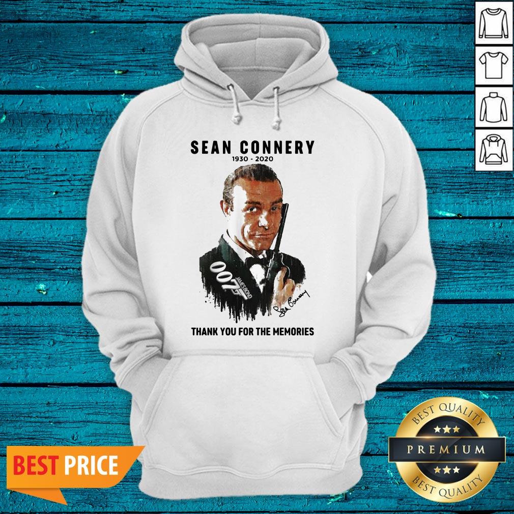 Top Sean Connery 007 1930 2020 Signature Thank You For The Memories Shirt - Image 5