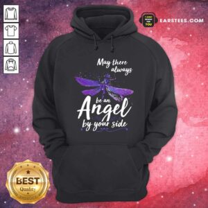 Alternative view of Hot Dragonfly May There Always Be An Angel By Your Side Shirt