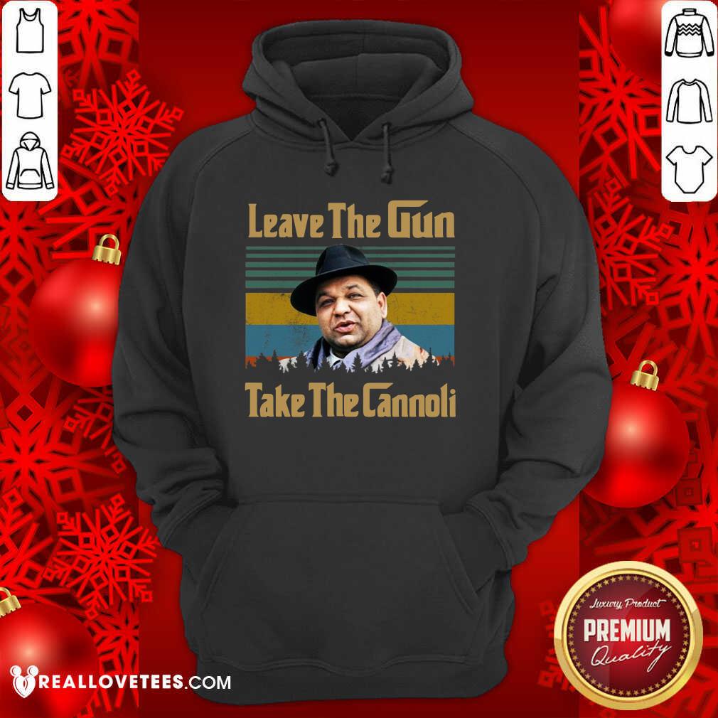 Perfect Peter Clemenza Godfather Leave The Gun Take The Cannoli Vintage Shirt - Image 4