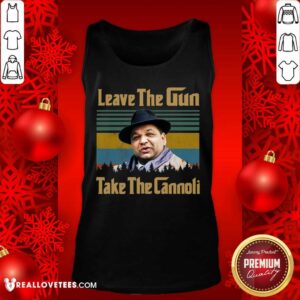 Alternative view of Perfect Peter Clemenza Godfather Leave The Gun Take The Cannoli Vintage Shirt