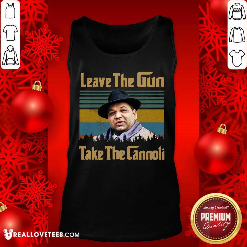 Perfect Peter Clemenza Godfather Leave The Gun Take The Cannoli Vintage Shirt - Image 2
