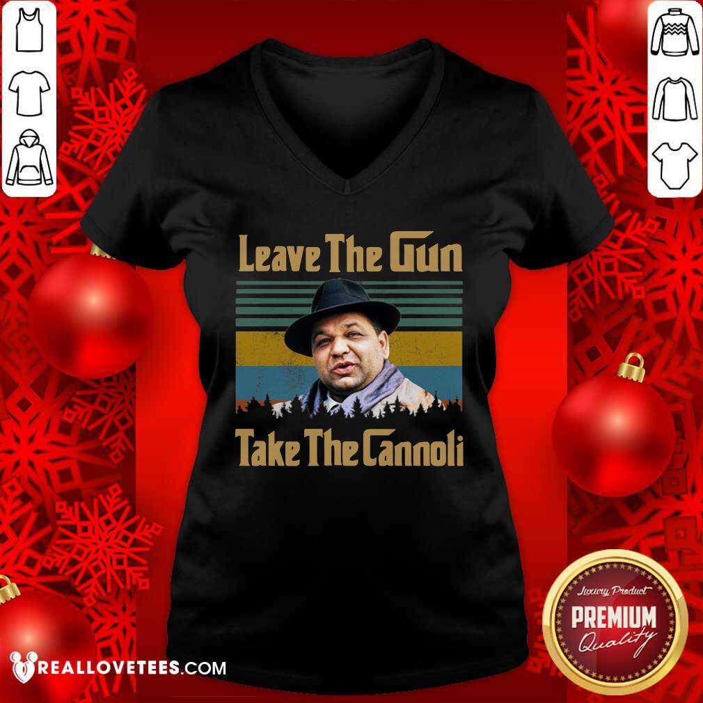 Perfect Peter Clemenza Godfather Leave The Gun Take The Cannoli Vintage Shirt - Image 5