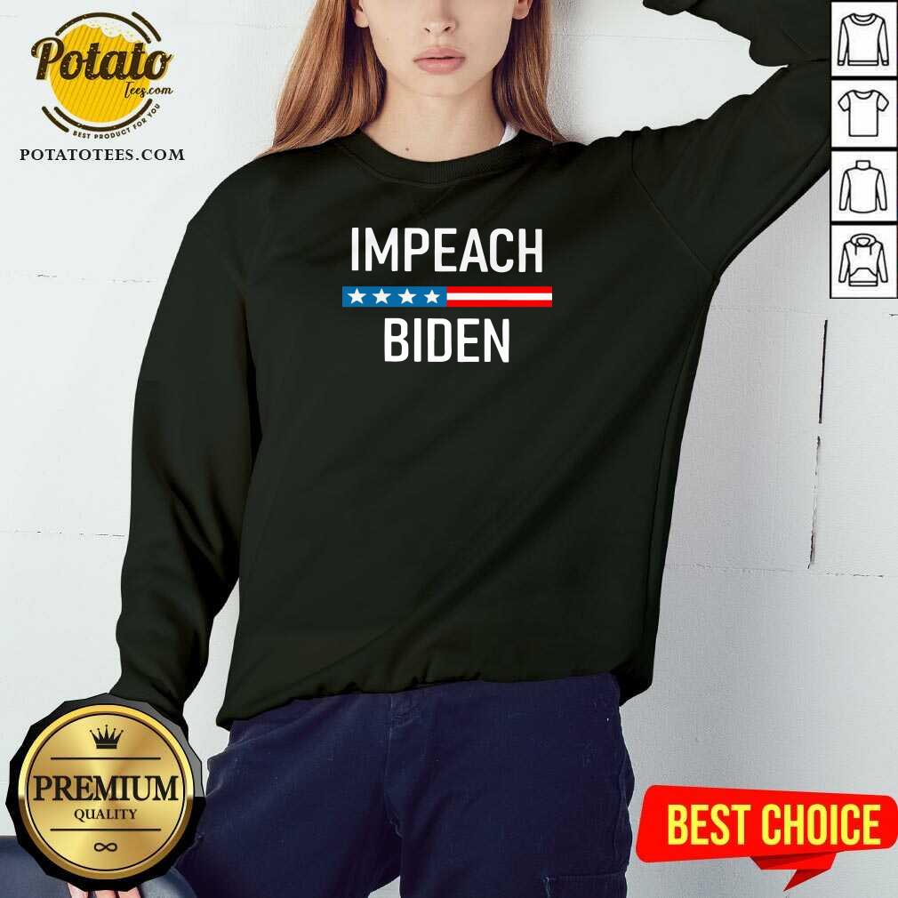 Awesome Impeach Joe Biden 2020 American Flag Shirt - Image 4