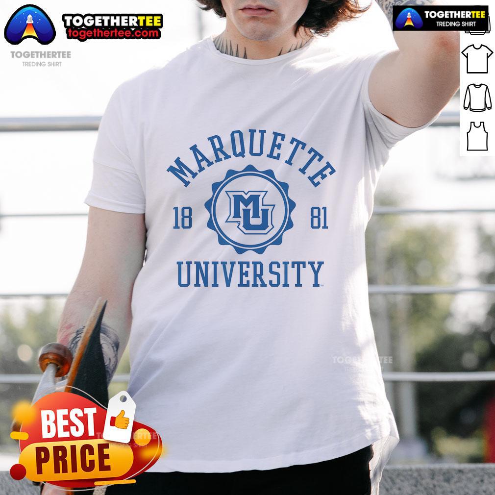 Official Marquette Golden Eagles Stamp 1881 T-Shirt