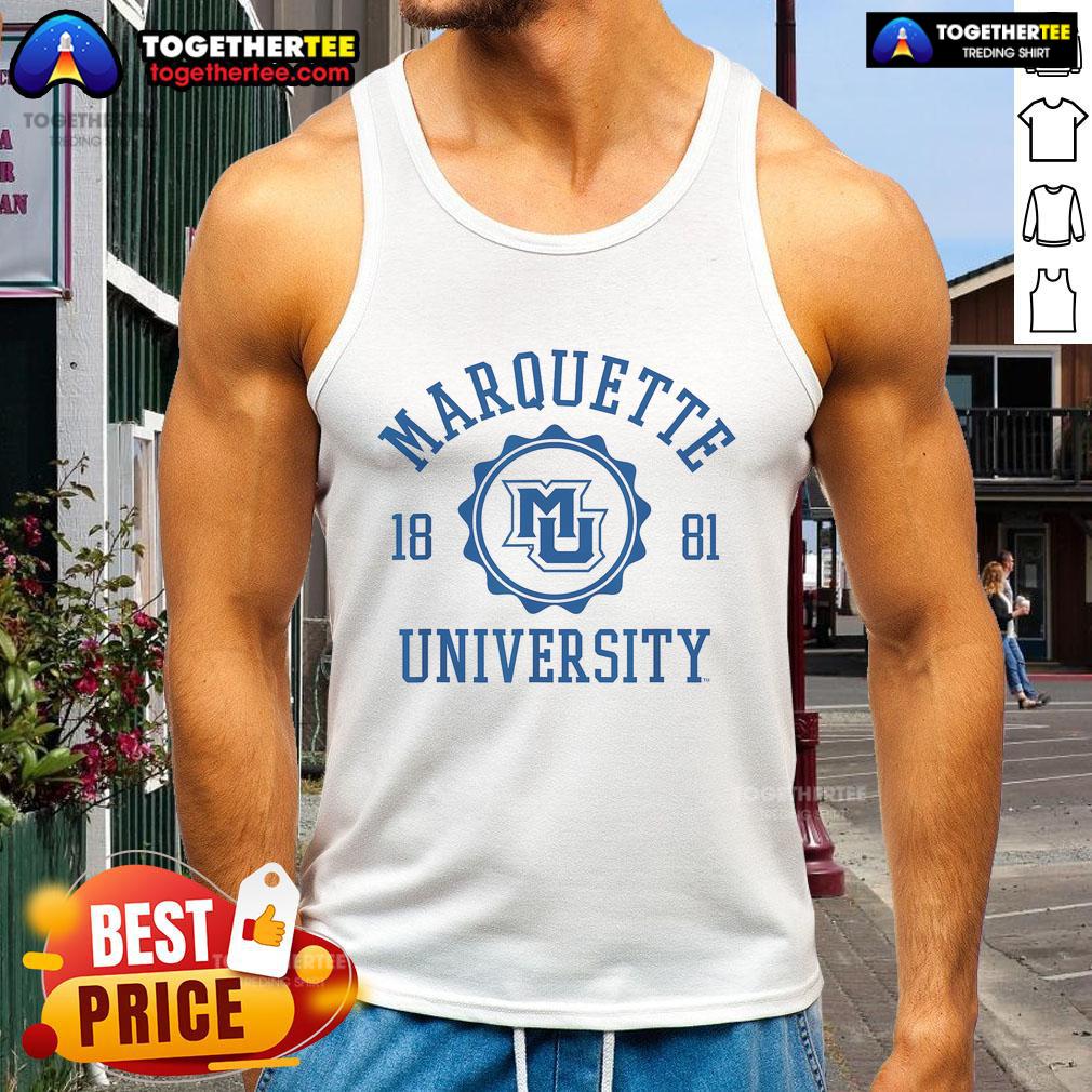Official Marquette Golden Eagles Stamp 1881 T-Shirt - Image 4