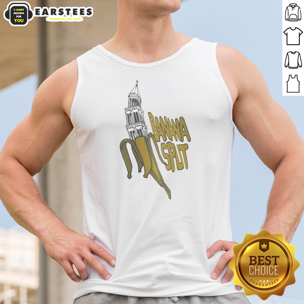 Funny Split Diocese Of Split Bell Tower Architecture And The Banana Split Shirt - Image 5