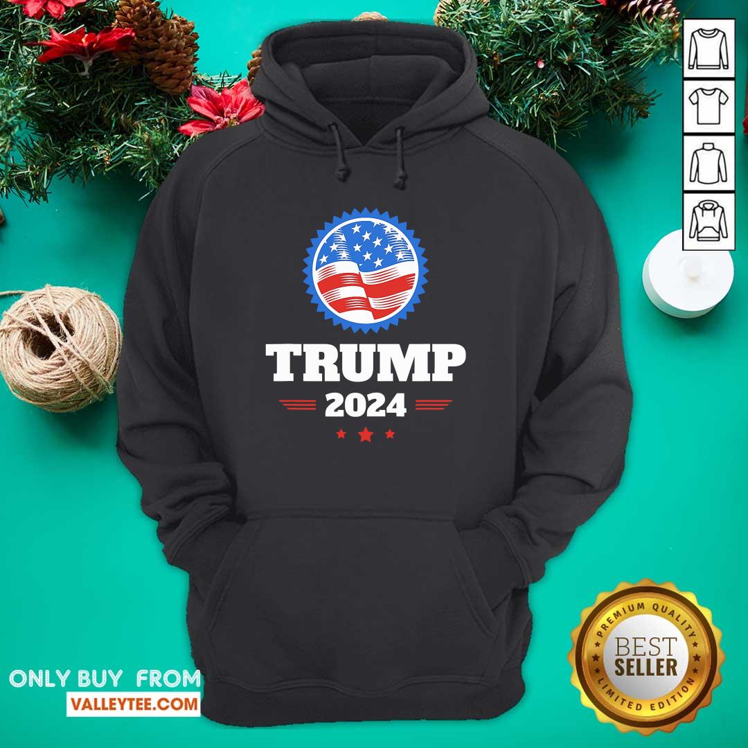 Premium Trump 2024 American Flag Shirt - Image 2