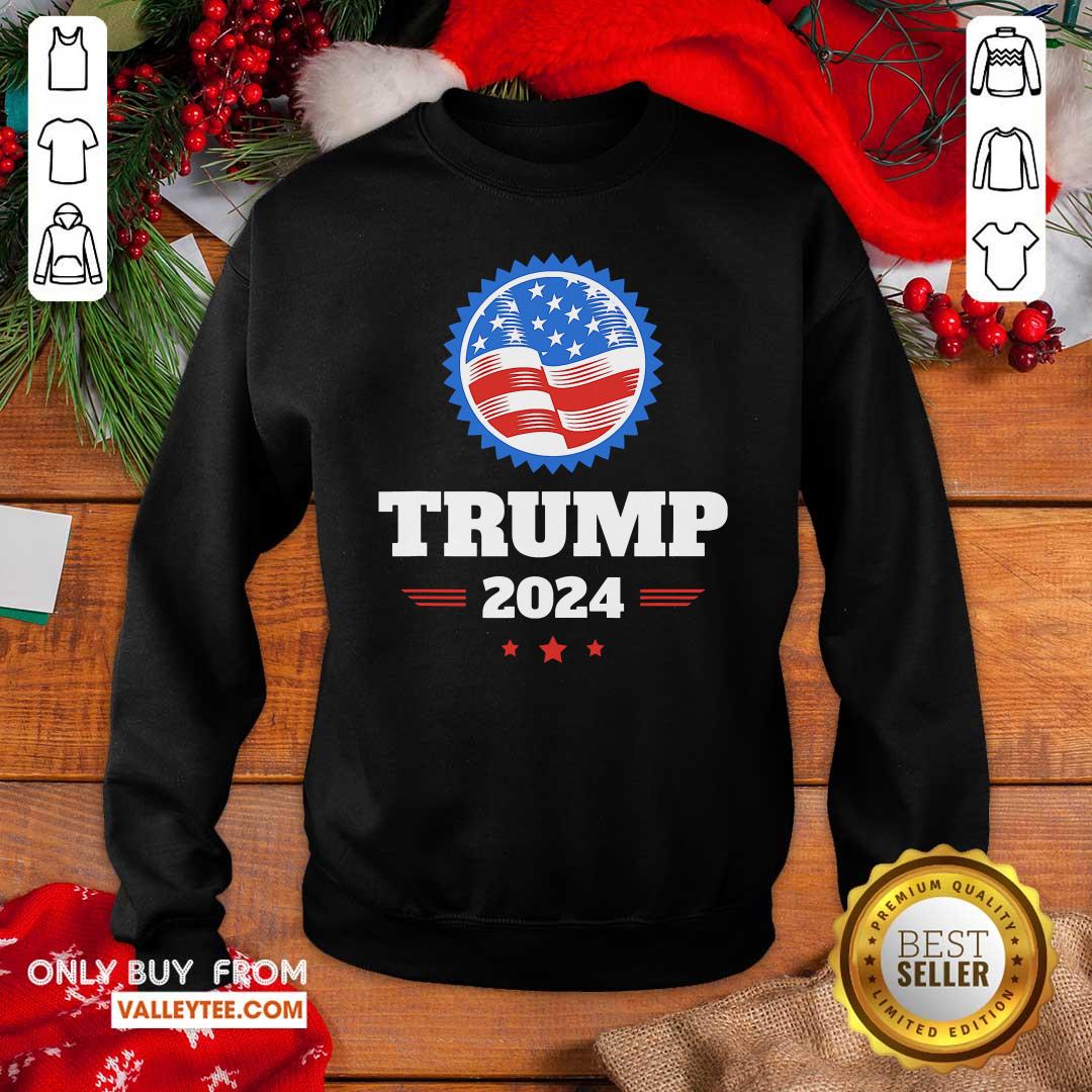 Premium Trump 2024 American Flag Shirt - Image 5