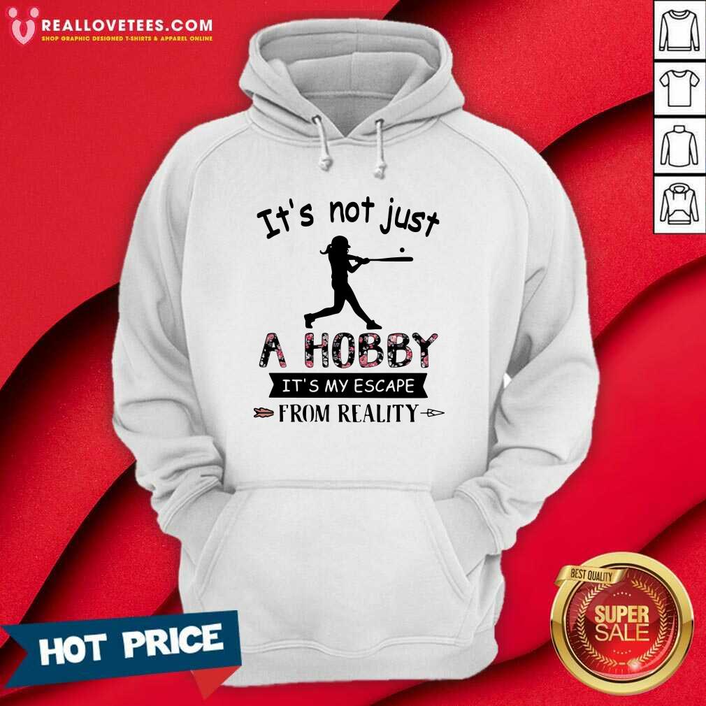 Vip It’s Not Just A Hobby From Reality Baseball Flower Shirt - Image 4