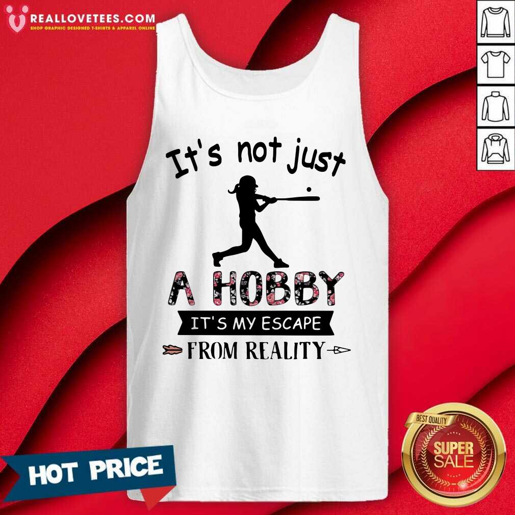 Vip It’s Not Just A Hobby From Reality Baseball Flower Shirt - Image 2