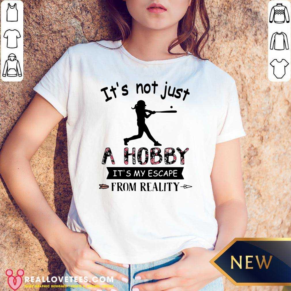 Vip It’s Not Just A Hobby From Reality Baseball Flower Shirt - Image 5