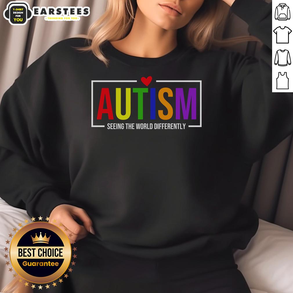 Good Autism Seeing The World Differently T-Shirt - Image 5