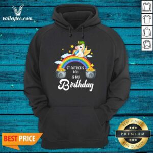 Alternative view of Lovely Birthday St Patricks Day Unicorn With Rainbow Shirt