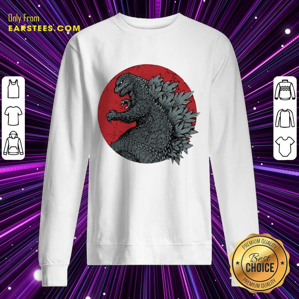 Nice Godzilla Blood Moon Shirt - Image 3