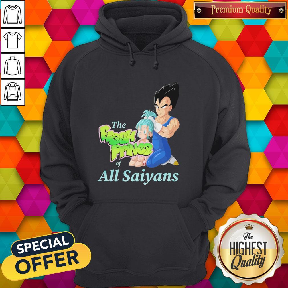 Vegeta And Bulma The Fresh Prince Of All Saiyans Shirt - Image 2
