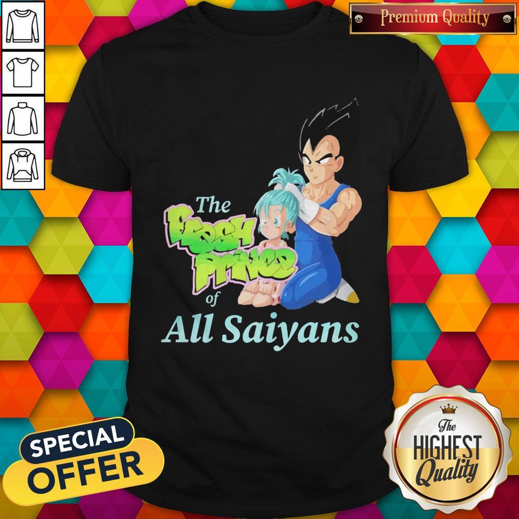 Vegeta And Bulma The Fresh Prince Of All Saiyans Shirt