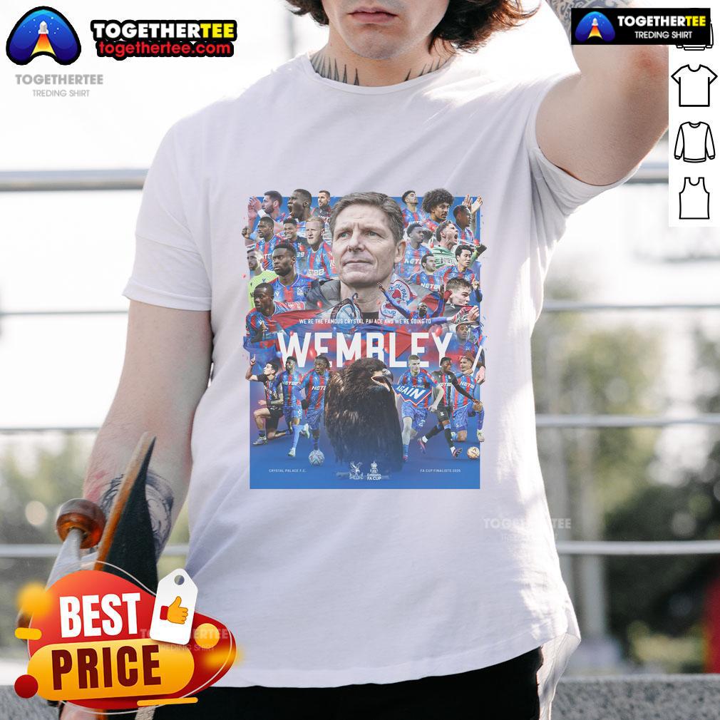 Official Wembley Final Junior Crystal Palace F.C. FA Cup Finalists 2025 T-Shirt