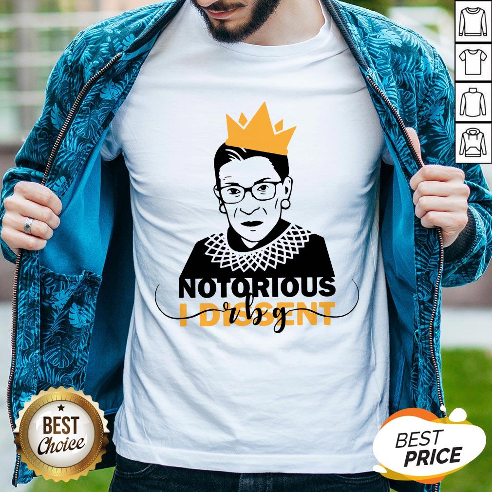 Awesome Notorious RBG I Dissent Shirt