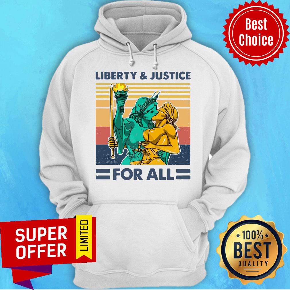 Official LGBT Liberty And Justice For All Shirt - Image 3