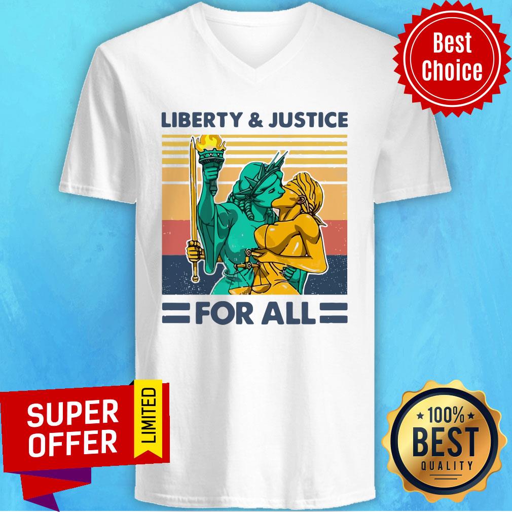 Official LGBT Liberty And Justice For All Shirt - Image 4