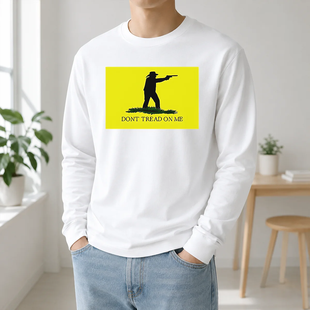 Official Nice Jordan Salinas Don't Tread On Me Shirt - Image 5