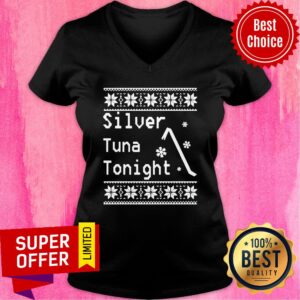 Alternative view of Top Silver Tuna Tonight Ugly Christmas Shirt