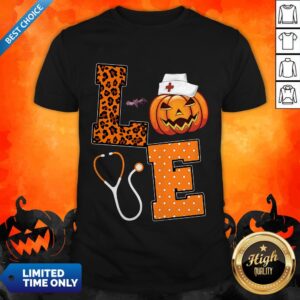 Awesome Love Nurse Pumpkin Shirt