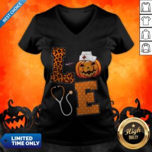 Alternative view of Awesome Love Nurse Pumpkin Shirt