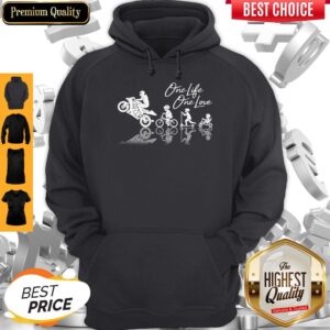 Alternative view of Nice One Life One Love Moto Shirt