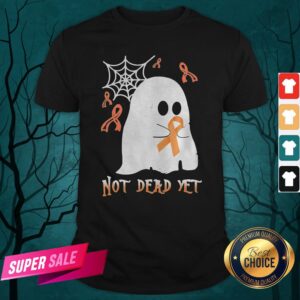 Awesome Not Dead Yet Ghost Halloween Shirt