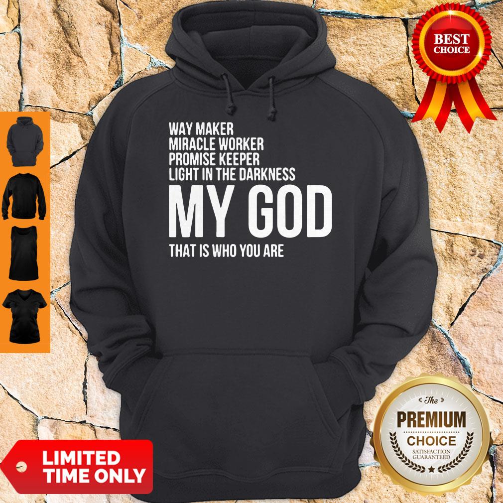Pretty Way Maker Miracle Worker My God Shirt - Image 2