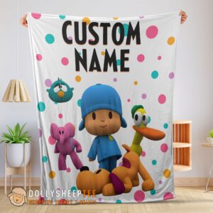 Official Perfect Pocoyo And Friends Blanket Fleece Customized Blanket