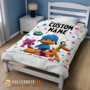 Alternative view of Official Perfect Pocoyo And Friends Blanket Fleece Customized Blanket