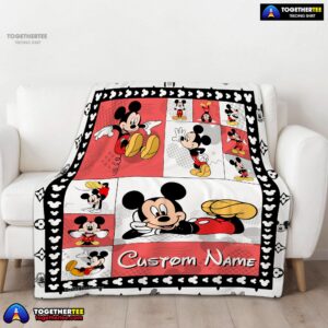 Alternative view of Disney Cartoon Mickey Mouse Blanket Fleece Customized Blanket
