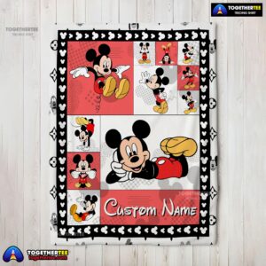 Disney Cartoon Mickey Mouse Blanket Fleece Customized Blanket